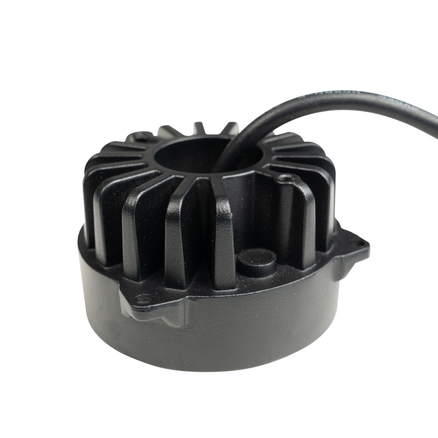 Foco de luz LED para trator BLACK LED/20W/10-30V IP69 5700K redondo