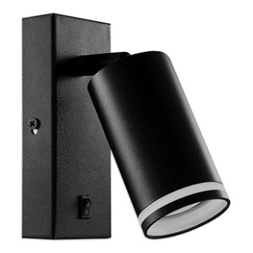 Foco de parede 1xGU10/35W/230V preto