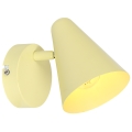 Foco de parede AMOR 1xE14/40W/230V amarelo