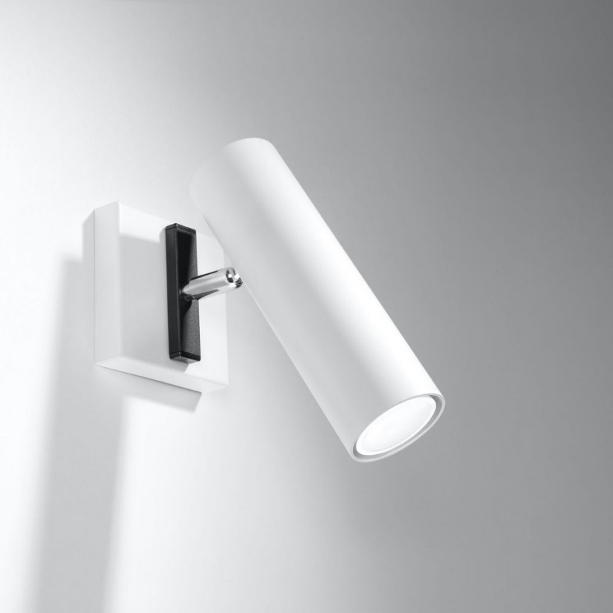 Foco de parede DIREZIONE 1xGU10/40W/230V branco