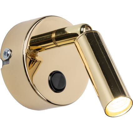 Foco de parede ENZO 1xG9/8W/230V dourado