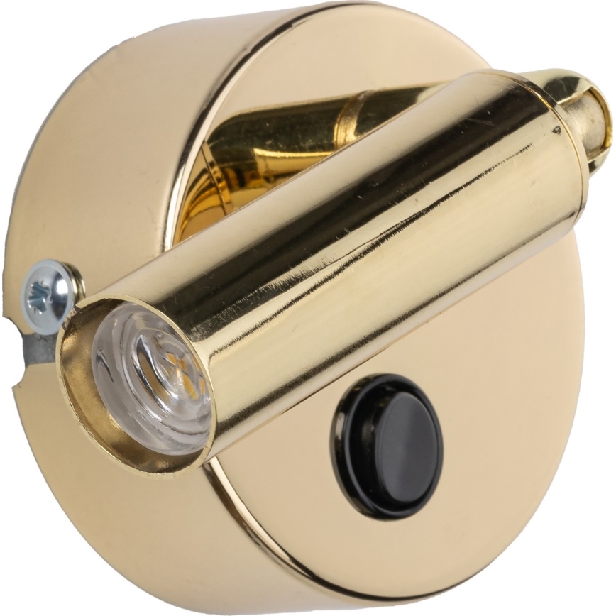 Foco de parede ENZO 1xG9/8W/230V dourado