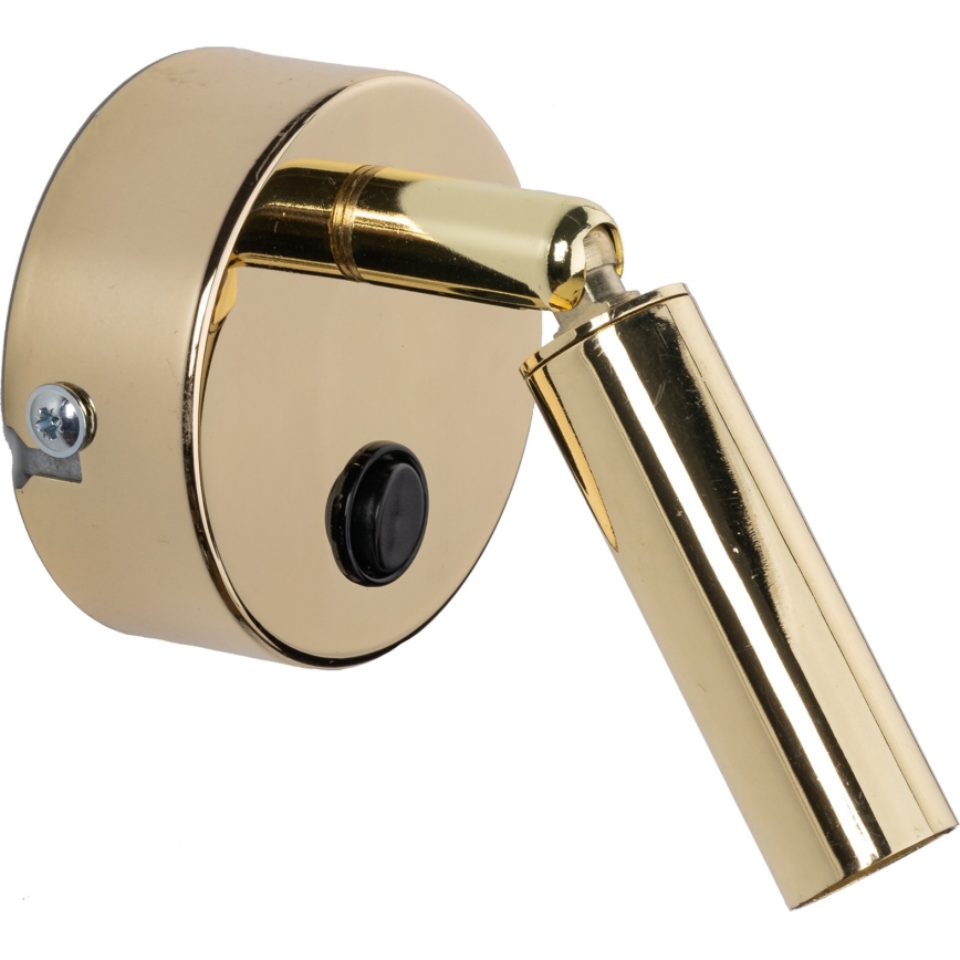 Foco de parede ENZO 1xG9/8W/230V dourado