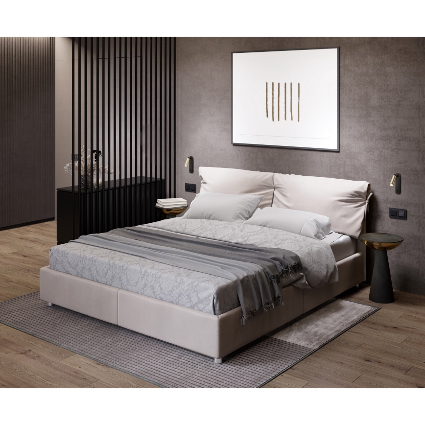 Foco de parede ENZO 1xG9/8W/230V preto/dourado