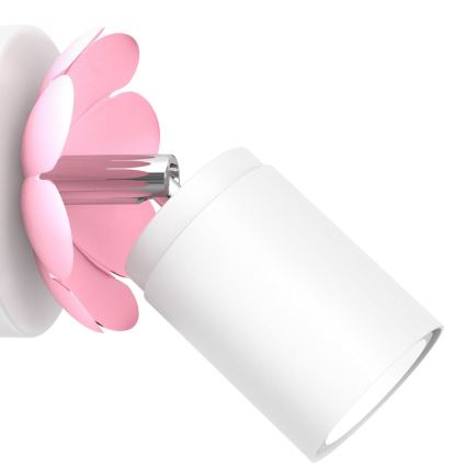 Foco de parede FLOR 1xGU10/8W/230V branco