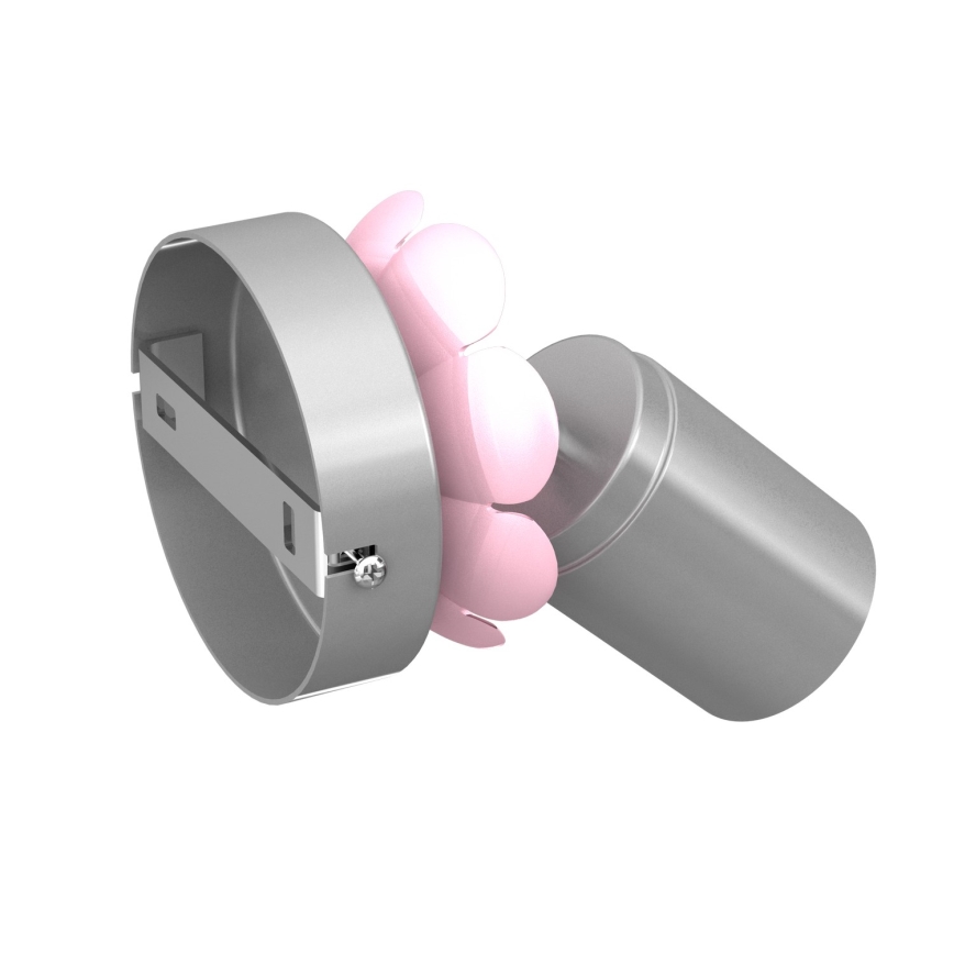 Foco de parede FLOR 1xGU10/8W/230V cromado mate