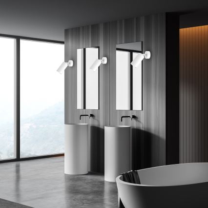 Foco de parede HUDSON 1xGU10/8W/230V branco