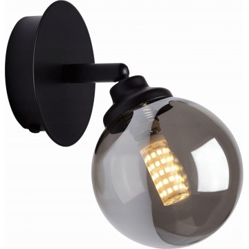 Foco de parede IMAGINE 1xG9/40W/230V preto/fumado