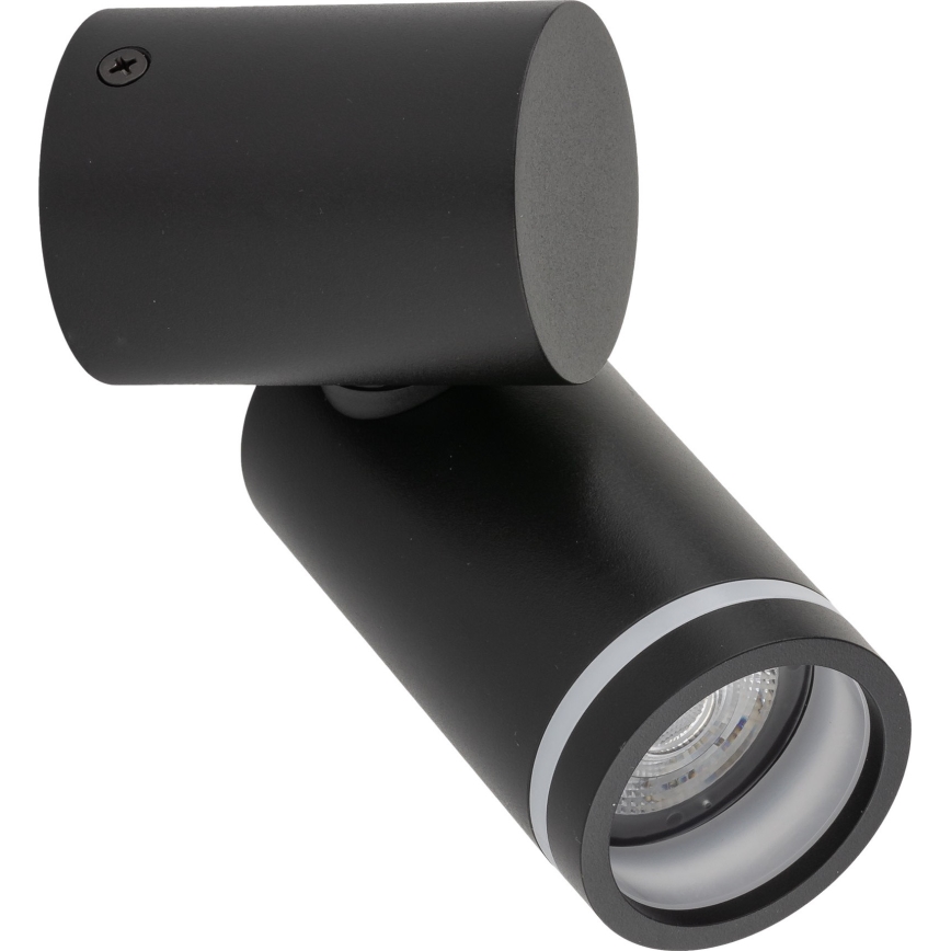 Foco de parede JET CONJUNTO 1xGU10/10W/230V preto