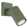 Foco de parede KARBON 1xGU10/10W/230V verde