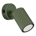 Foco de parede KARBON 1xGU10/10W/230V verde