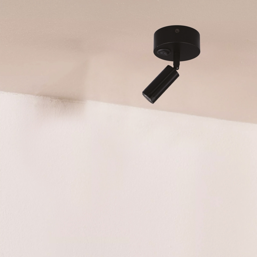 Foco de parede LED ARISTON LED/3W/230V 3000K preto