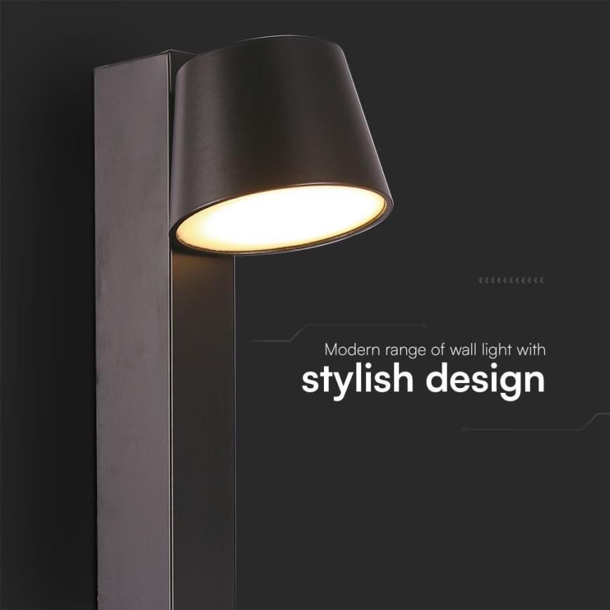 Foco de parede LED com porta USB LED/8W/230V 3000K