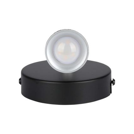Foco de parede LED LED/4,5W/230V 3000K preto