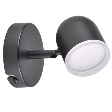 Foco de parede LED RAWI LED/4,2W/230V preto