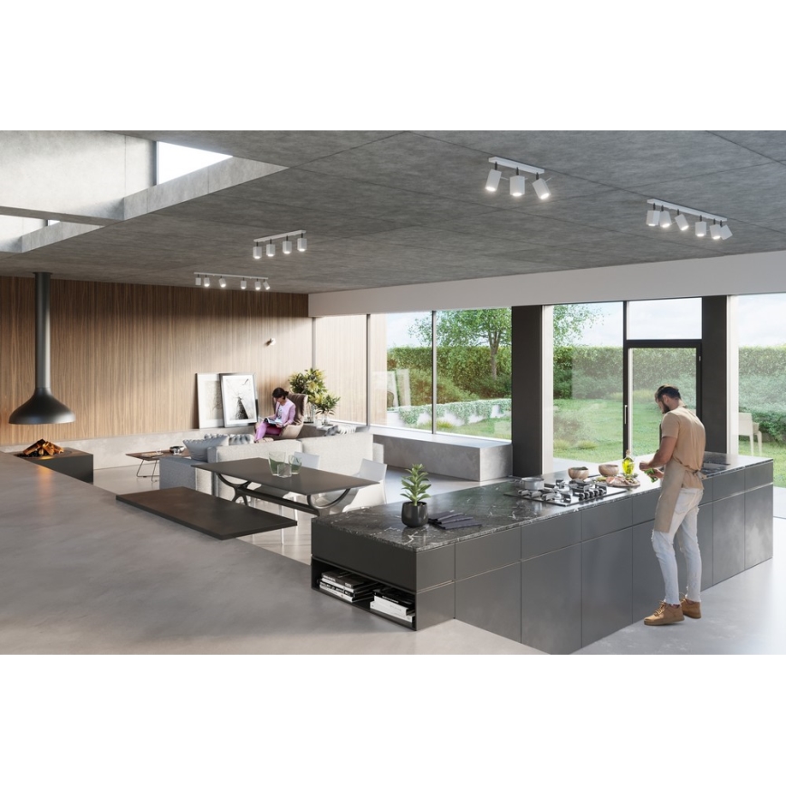 Foco de parede MERIDA 1xGU10/40W/230V branco