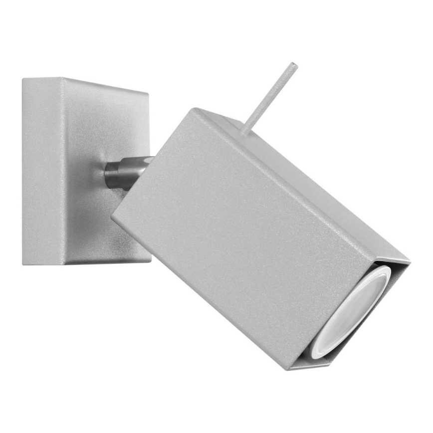 Foco de parede MERIDA 1xGU10/40W/230V cinzento