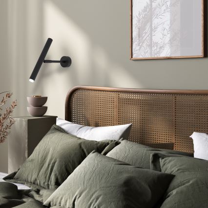 Foco de parede MONZA 1xG9/8W/230V preto