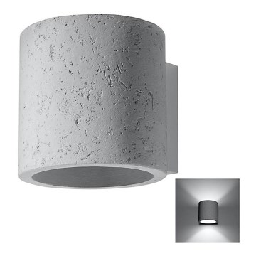 Foco de parede ORBIS 1xG9/40W/230V betão