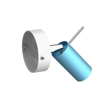 Foco de parede PRESTON 1xGU10/40W/230V azul