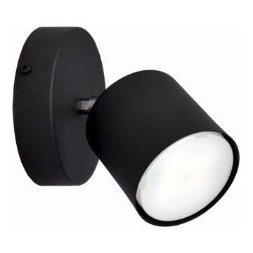 Foco de parede PUNTA 1xGX53/10W/230V preto