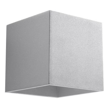 Foco de parede QUAD 1 1xG9/8W/230V cinzento