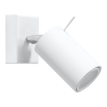 Foco de parede RING 1xGU10/10W/230V branco