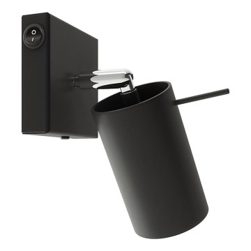 Foco de parede RING 1xGU10/10W/230V preto