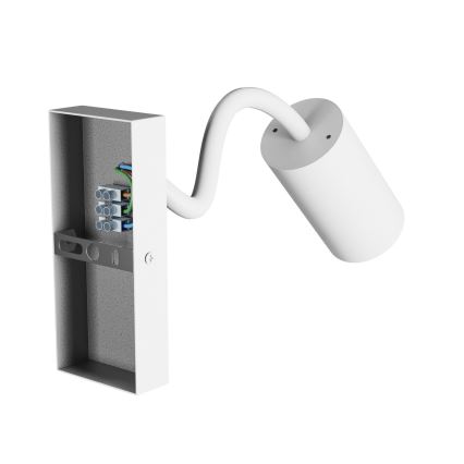 Foco de parede SQUALLA VARIOSA 1xGU10/10W/230V branco