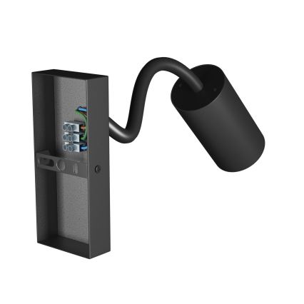 Foco de parede SQUALLA VARIOSA 1xGU10/10W/230V preto