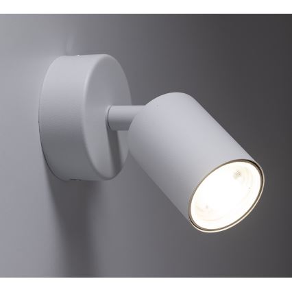 Foco de parede TOP 1xGU10/10W/230V branco