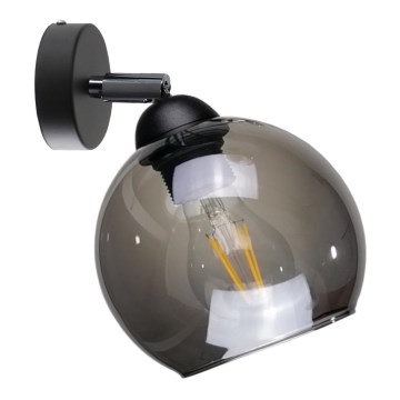 Foco de parede UNO 1xE27/60W/230V preto