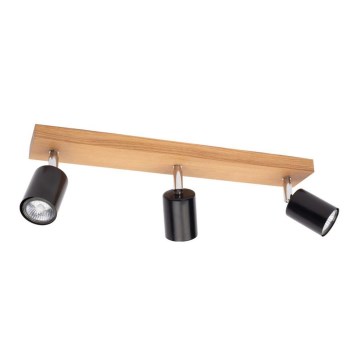 Foco de teto MANARA  3xGU10/5W/230V pinho