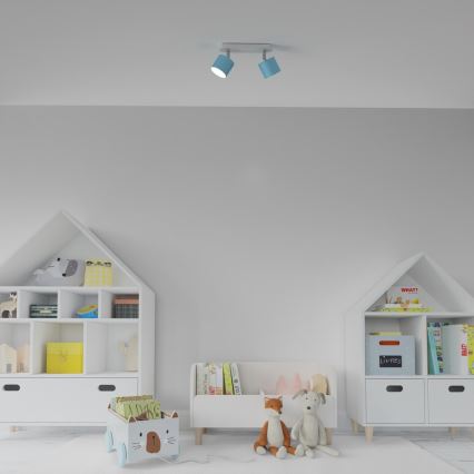 Foco DIXIE 2xGX53/11W/230V azul