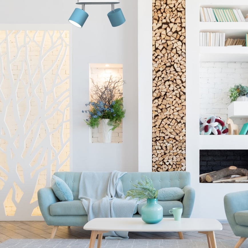 Foco DIXIE 2xGX53/11W/230V azul