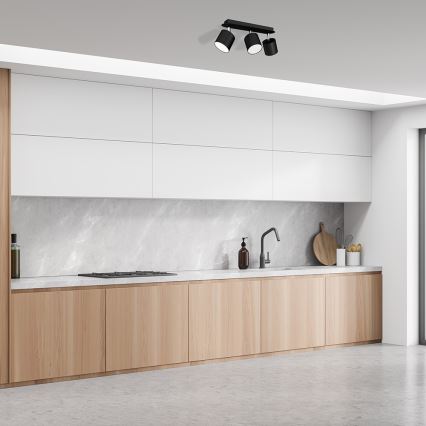 Foco DIXIE 3xGX53/11W/230V preto