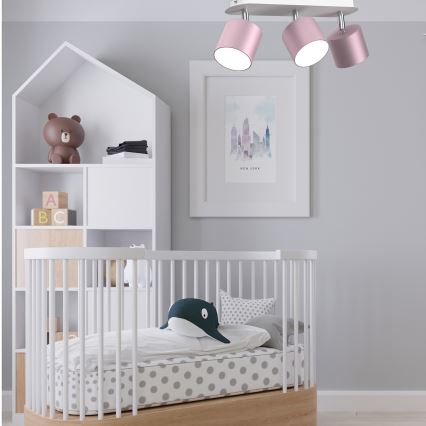 Foco DIXIE 3xGX53/11W/230V rosa