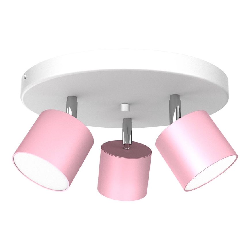 Foco DIXIE 3xGX53/11W/230V rosa