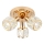 Foco DUBAI 3xE14/40W/230V diâmetro 36 cm Rosa dourado