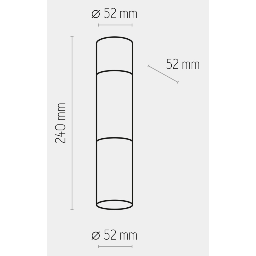 Foco ELIT 1xGU10/10W/230V branco