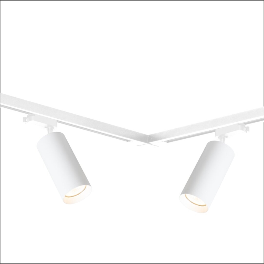 Foco em sistema de carril MICA 4xGU10/10W/230V branco