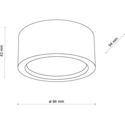 Foco EVE 1xGX53/11W/230V faia