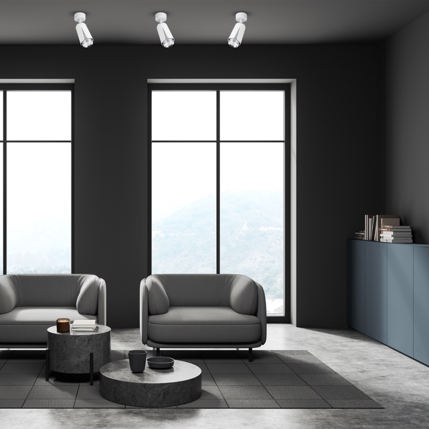 Foco FLOR 1xGU10/8W/230V branco