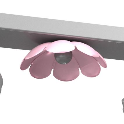 Foco FLOR 2xGU10/8W/230V cromado mate