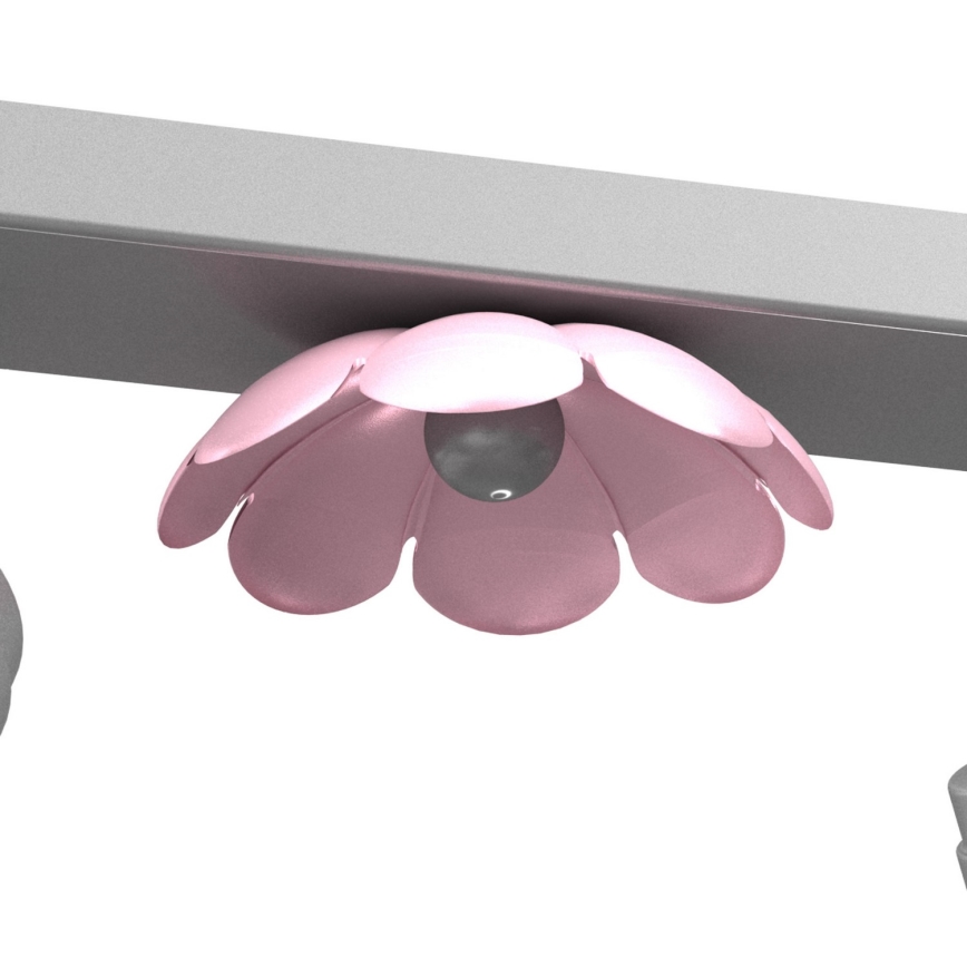 Foco FLOR 2xGU10/8W/230V cromado mate