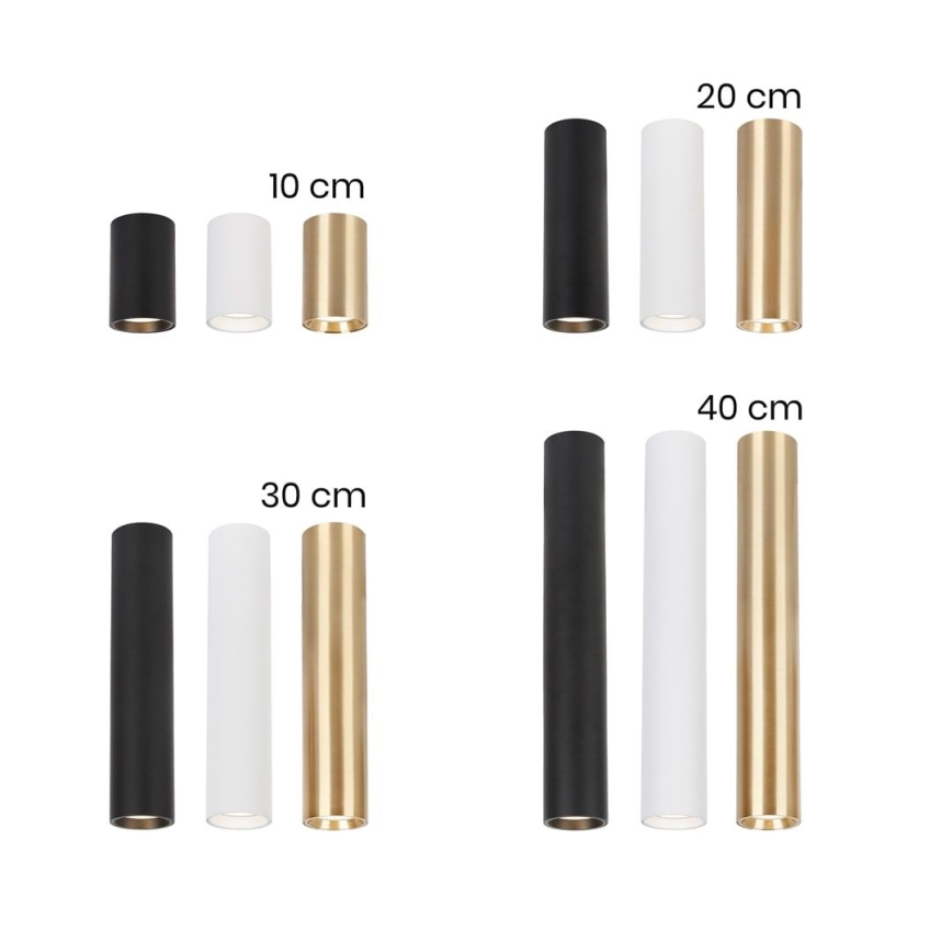 Foco GENESIS 1xGU10/8W/230V 20 cm dourada