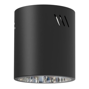 Foco GEORGE 1xE27/60W/230V diâmetro 11 cm preto