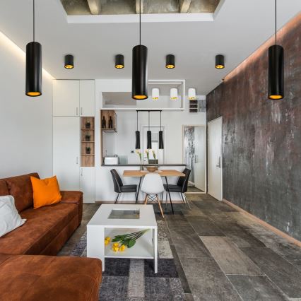 Foco HADAR R1 1xGU10/10W/230V preto antigo