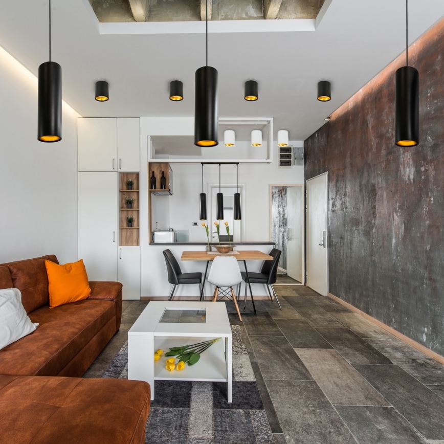 Foco HADAR R1 1xGU10/10W/230V preto antigo