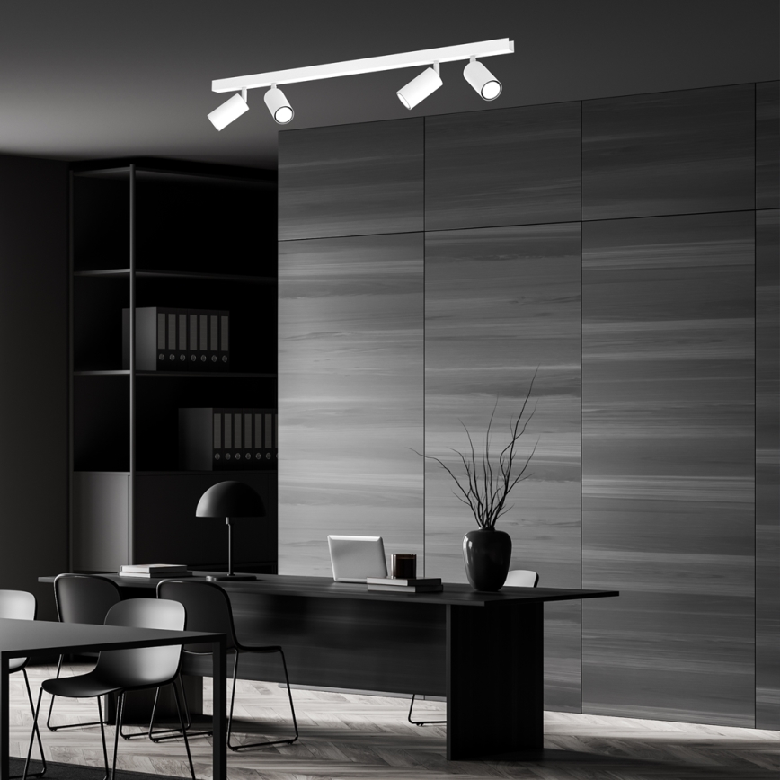 Foco HUDSON 4xGU10/8W/230V branco